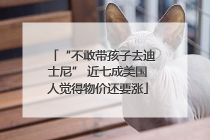 “不敢带孩子去迪士尼” 近七成美国人觉得物价还要涨