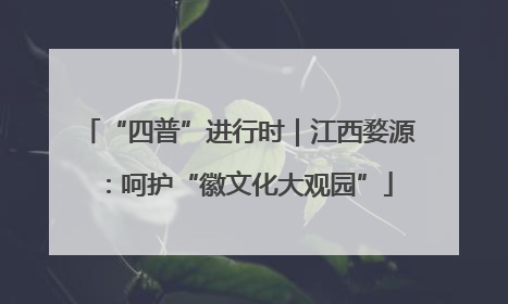 “四普”进行时｜江西婺源：呵护“徽文化大观园”
