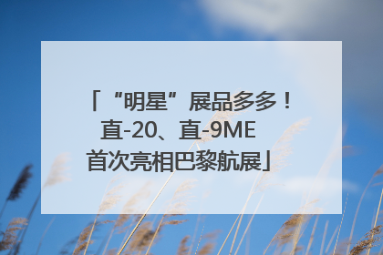 “明星”展品多多！直-20、直-9ME首次亮相巴黎航展