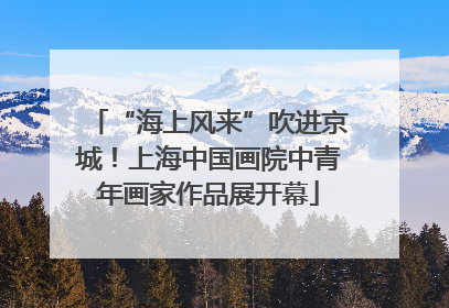 “海上风来”吹进京城！上海中国画院中青年画家作品展开幕