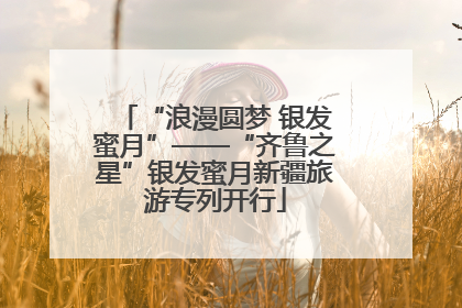 “浪漫圆梦 银发蜜月”——“齐鲁之星”银发蜜月新疆旅游专列开行