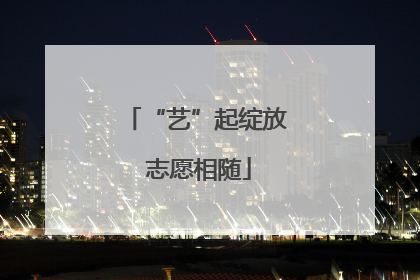“艺”起绽放 志愿相随