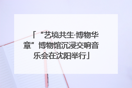 “艺境共生·博物华章”博物馆沉浸交响音乐会在沈阳举行