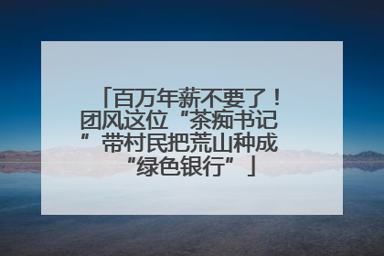 百万年薪不要了！团风这位“茶痴书记”带村民把荒山种成“绿色银行”