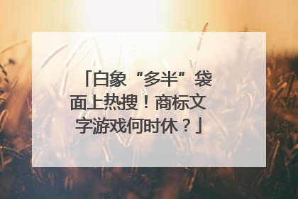 白象“多半”袋面上热搜！商标文字游戏何时休？