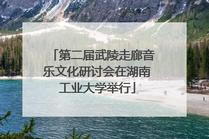 第二届武陵走廊音乐文化研讨会在湖南工业大学举行