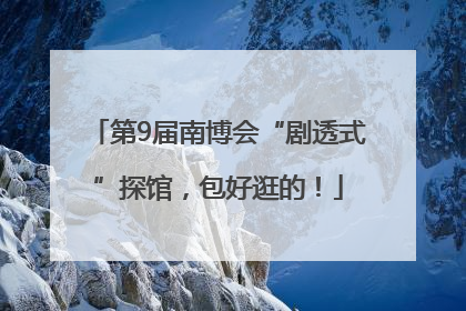 第9届南博会“剧透式”探馆，包好逛的！