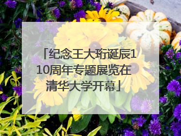 纪念王大珩诞辰110周年专题展览在清华大学开幕