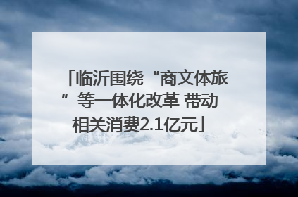 临沂围绕“商文体旅”等一体化改革 带动相关消费2.1亿元