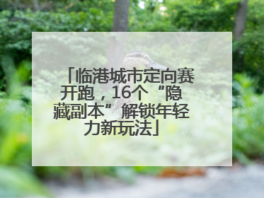 临港城市定向赛开跑，16个“隐藏副本”解锁年轻力新玩法