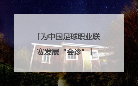 为中国足球职业联赛发展“会诊”