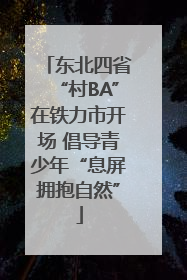 东北四省“村BA”在铁力市开场 倡导青少年“息屏拥抱自然”