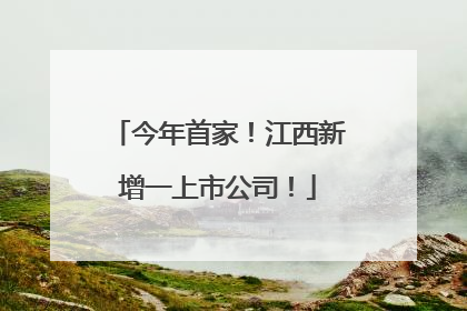 今年首家！江西新增一上市公司！