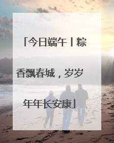 今日端午丨粽香飘春城，岁岁年年长安康