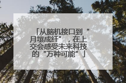 从脑机接口到“月壤成纤”，在上交会感受未来科技的“万种可能”