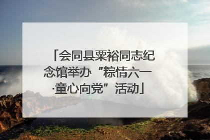 会同县粟裕同志纪念馆举办“粽情六一·童心向党”活动