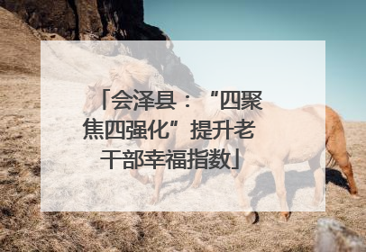 会泽县：“四聚焦四强化”提升老干部幸福指数