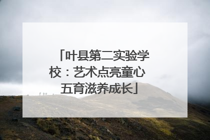 叶县第二实验学校：艺术点亮童心 五育滋养成长