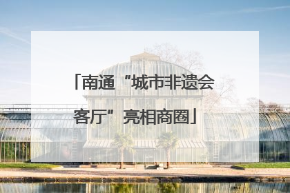南通“城市非遗会客厅”亮相商圈
