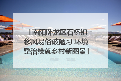 南阳卧龙区石桥镇：移风易俗破陋习 环境整治绘就乡村新图景