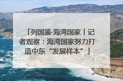 列国鉴·海湾国家丨记者观察：海湾国家努力打造中东“发展样本”