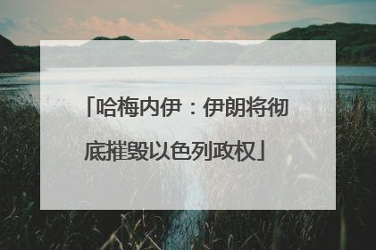 哈梅内伊：伊朗将彻底摧毁以色列政权
