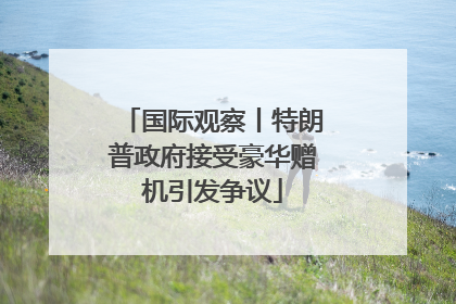 国际观察丨特朗普政府接受豪华赠机引发争议