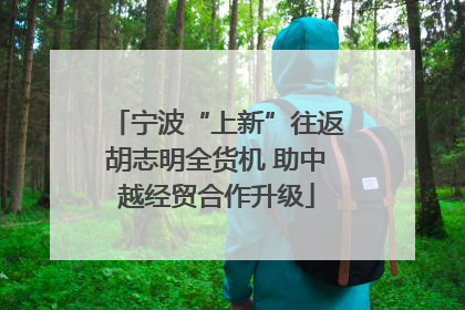 宁波“上新”往返胡志明全货机 助中越经贸合作升级
