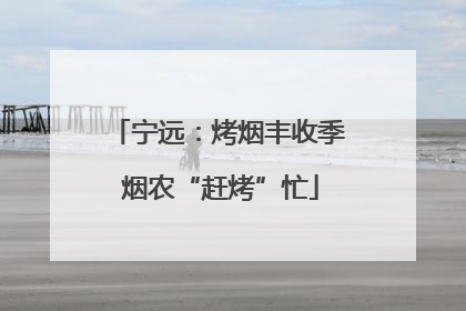 宁远：烤烟丰收季 烟农“赶烤”忙
