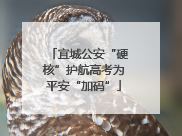 宜城公安“硬核”护航高考为平安“加码”