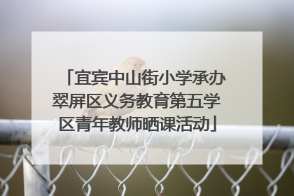 宜宾中山街小学承办翠屏区义务教育第五学区青年教师晒课活动
