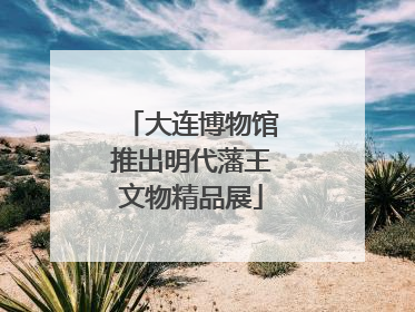 大连博物馆推出明代藩王文物精品展