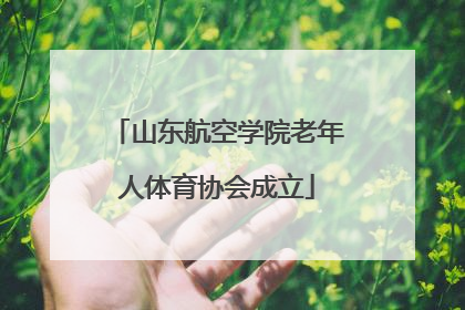 山东航空学院老年人体育协会成立
