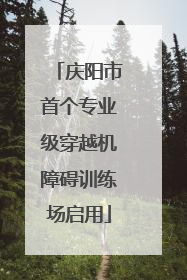 庆阳市首个专业级穿越机障碍训练场启用