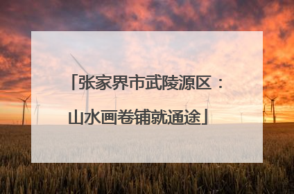 张家界市武陵源区：山水画卷铺就通途