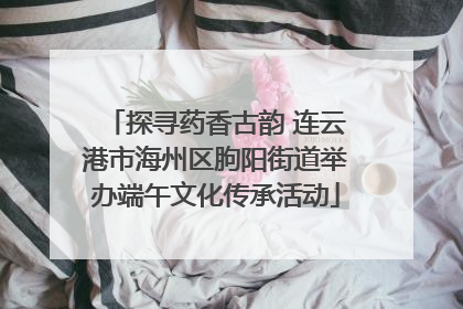 探寻药香古韵 连云港市海州区朐阳街道举办端午文化传承活动