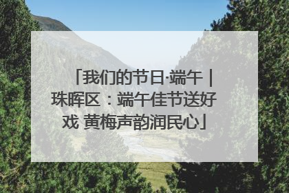 我们的节日·端午｜珠晖区：端午佳节送好戏 黄梅声韵润民心