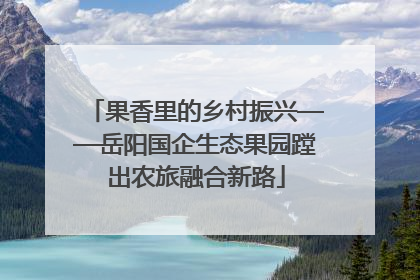 果香里的乡村振兴——岳阳国企生态果园蹚出农旅融合新路