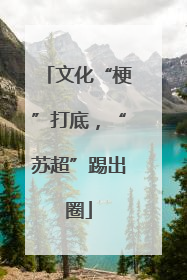 文化“梗”打底，“苏超”踢出圈
