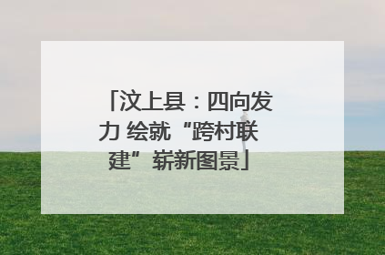 汶上县：四向发力 绘就“跨村联建”崭新图景