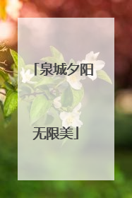 泉城夕阳无限美