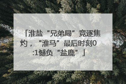 淮盐“兄弟局”竞逐焦灼，“淮马”最后时刻0:1憾负“盐鹿”