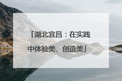 湖北宜昌：在实践中体验美、创造美