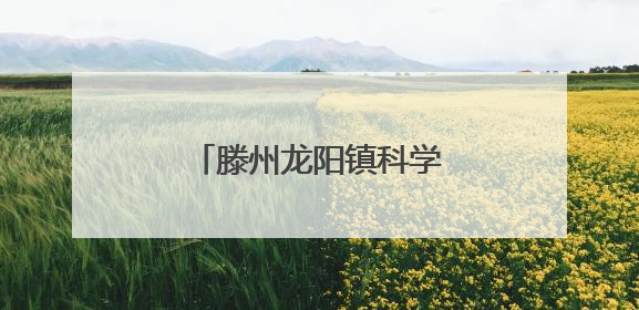 滕州龙阳镇科学抗旱保苗 力保万亩农田“解渴”