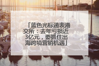 蓝色光标递表港交所：去年亏损近3亿元，要抓住出海跨境营销机遇
