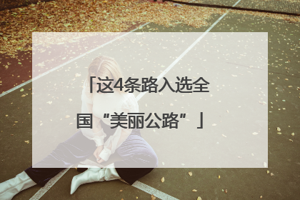 这4条路入选全国“美丽公路”
