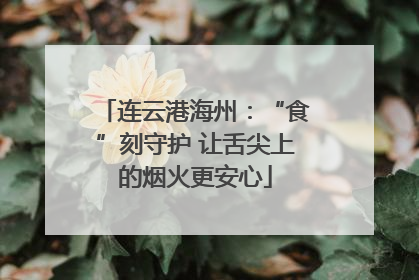 连云港海州：“食”刻守护 让舌尖上的烟火更安心