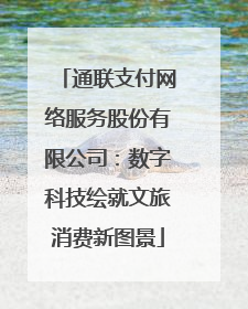 通联支付网络服务股份有限公司：数字科技绘就文旅消费新图景