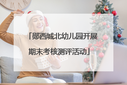 郧西城北幼儿园开展期末考核测评活动