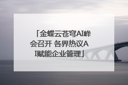 金蝶云苍穹AI峰会召开 各界热议AI赋能企业管理